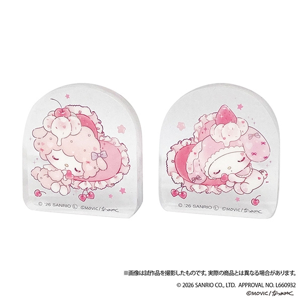 【グッズ-スタンドポップ】サンリオキャラクターズ マイメロディ DOLLY MIXプチ ころっとセット/おねんね