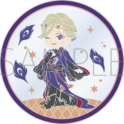 【グッズ-コースター】ディズニー ツイステッドワンダーランド ザ アニメーション クリアラバーコースター/ヴィル・シェーンハイト