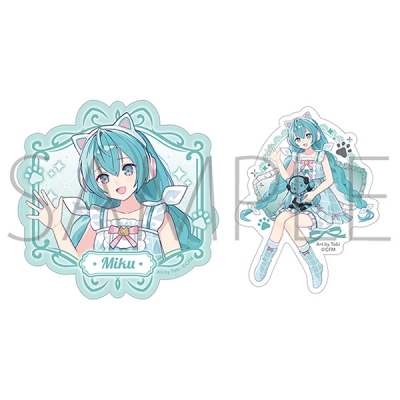 【グッズ-ステッカー】初音ミクシリーズ withCATステッカーセット/初音ミク