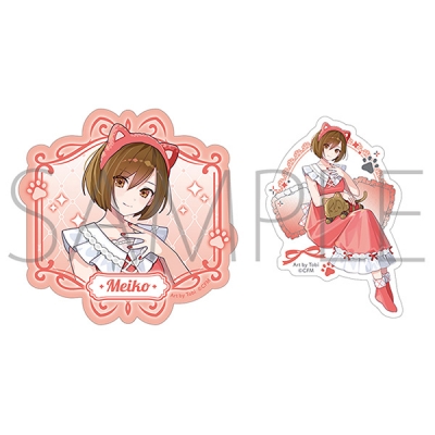 【グッズ-ステッカー】初音ミクシリーズ withCATステッカーセット/MEIKO