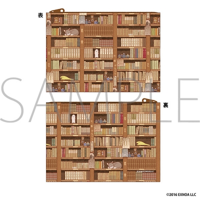 【グッズ-ポーチ】文豪とアルケミスト ブックポーチ/帝國図書館 <有魂書の本棚>