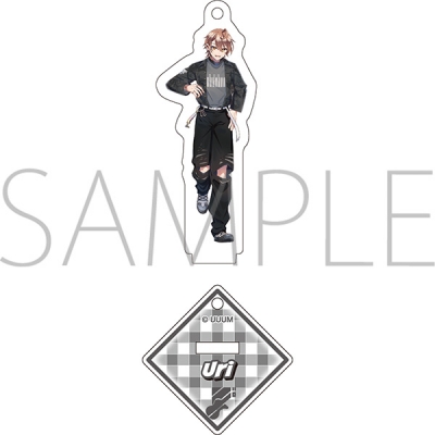 【グッズ-キーホルダー】カラフルピーチ アクリルスタンドキーホルダー/うり