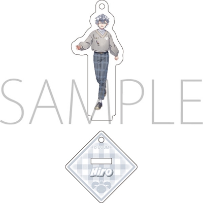 【グッズ-キーホルダー】カラフルピーチ アクリルスタンドキーホルダー/ヒロ