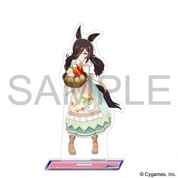 ウマ娘 ウィッシュスター杯応援！ 横断幕風布ポスター ライスシャワー 