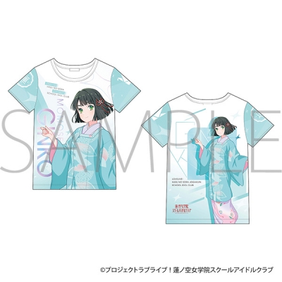 【グッズ-Tシャツ】ラブライブ!蓮ノ空女学院スクールアイドルクラブ フルグラフィックTシャツ/百生 吟子