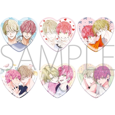 【グッズ-バッチ】ミユキ蜜蜂 ハート形キャラバッジコレクション/営業ですから