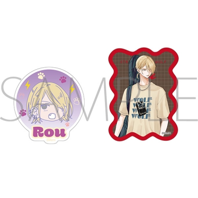 【グッズ-ステッカー】ミユキ蜜蜂 ステッカーセット/野良猫と狼