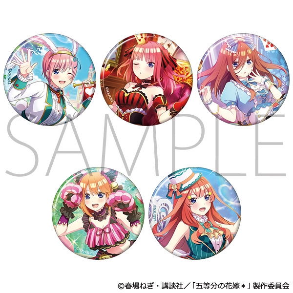 【グッズ-バッチ】五等分の花嫁＊ 缶バッジセット（アリス）