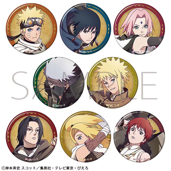 【グッズ-バッチ】NARUTO－ナルト－ 疾風伝 キャラバッジコレクション／忍伝冒険譚