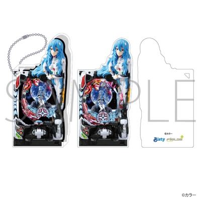 【グッズ-キーホルダー】エヴァンゲリオン アクリルブロックキーホルダー/ぱちんこ シン・エヴァンゲリオン Type レイ