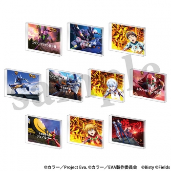 新世紀エヴァンゲリオン ポスターアクリル ブロック 全6種 
