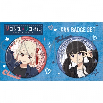 グッズ-バッチ】リコリス・リコイル 【Space A la mode】缶バッジ 