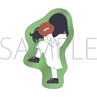 【グッズ-ピンバッチ】オリジナル 貞子 ピンズ/投げる ゆるパレ