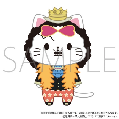 【グッズ-キーホルダー】ONE PIECE withCATアイマスク付きぬいぐるみキーホルダー/ブルック