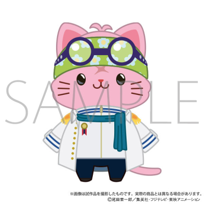 【グッズ-キーホルダー】ONE PIECE withCATアイマスク付きぬいぐるみキーホルダー/コビー