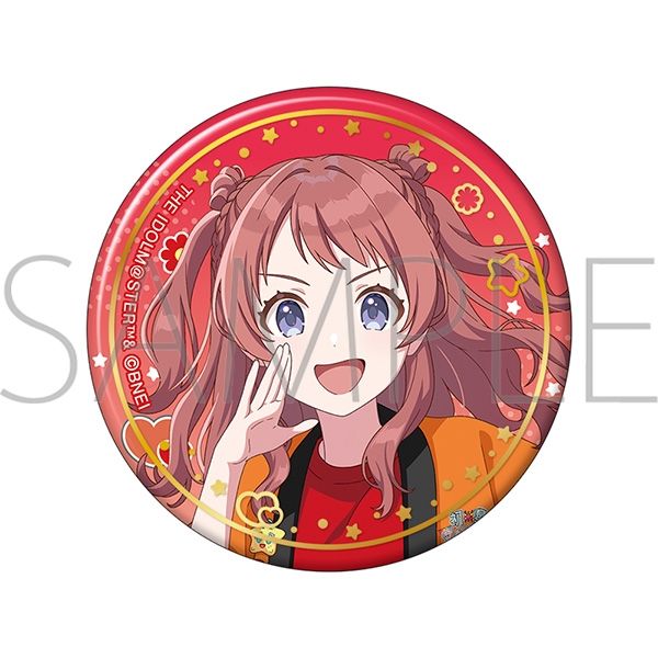 【グッズ-バッチ】学園アイドルマスター 箔押し缶バッジ／花海咲季　初星文化祭フェア