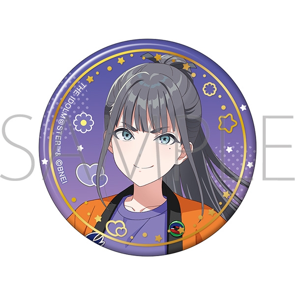 【グッズ-バッチ】学園アイドルマスター 箔押し缶バッジ／雨夜 燕　初星文化祭フェア