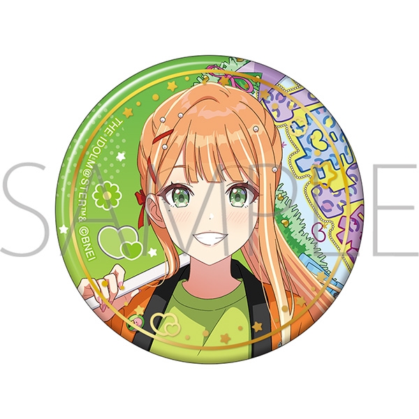 【グッズ-バッチ】学園アイドルマスター 箔押し缶バッジ／紫雲清夏　初星文化祭フェア