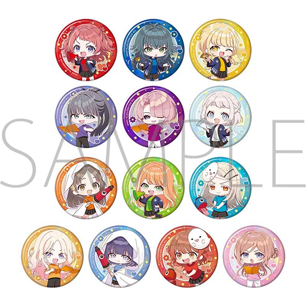 【グッズ-バッチ】学園アイドルマスター オーロラキャラバッジコレクション／初星文化祭フェア