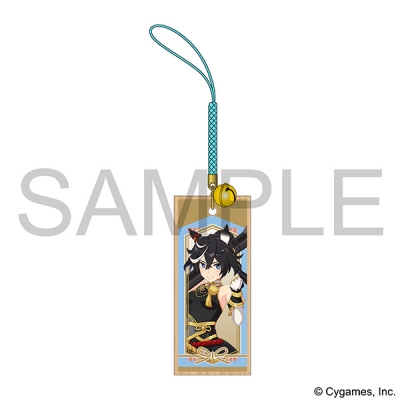【グッズ-ストラップ】ウマ娘 プリティーダービー 木札根付/カツラギエース