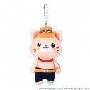 【グッズ-キーホルダー】ONE PIECE withCATアイマスク付きぬいぐるみキーホルダー/エースの画像