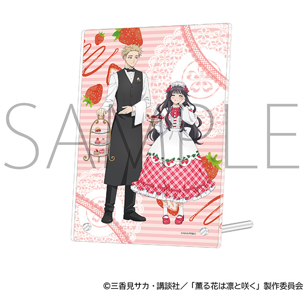 【グッズ-ボード】薫る花は凛と咲く アクリルアートパネル／いちごパーティー