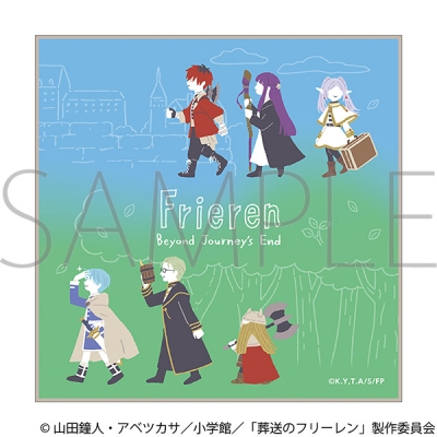 【グッズ-タオル】葬送のフリーレン ハンドタオル/ゆるパレット フリーレン一行&勇者一行