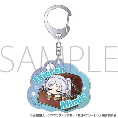 【グッズ-キーホルダー】葬送のフリーレン オーロラアクリルキーホルダー/~ゆめをみるまほう~ フリーレン&ミミック
