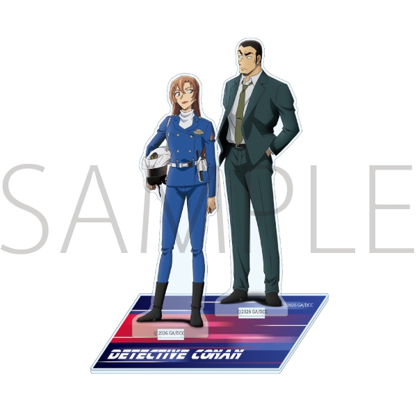 【グッズ-スタンドポップ】劇場版　名探偵コナン　ハイウェイの堕天使 アクリルスタンドセット／萩原千速＆横溝重悟