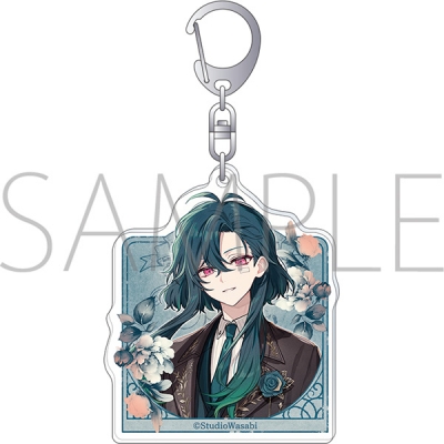 【グッズ-キーホルダー】悪魔執事と黒い猫 アクリルキーホルダー/4th Anniversary バスティン