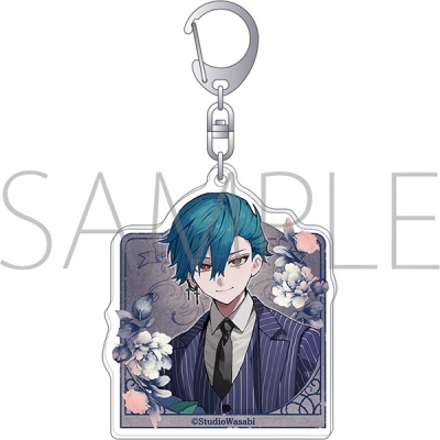 【グッズ-キーホルダー】悪魔執事と黒い猫 アクリルキーホルダー/4th Anniversary ハウレス