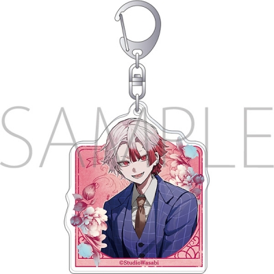 【グッズ-キーホルダー】悪魔執事と黒い猫 アクリルキーホルダー/4th Anniversary アモン