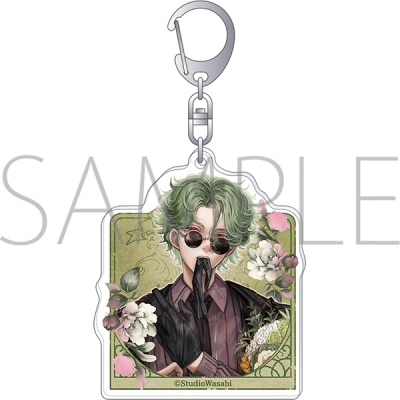 【グッズ-キーホルダー】悪魔執事と黒い猫 アクリルキーホルダー/4th Anniversary ハナマル