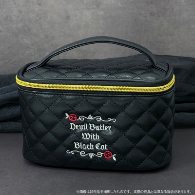 【グッズ-ポーチ】悪魔執事と黒い猫 バニティポーチ