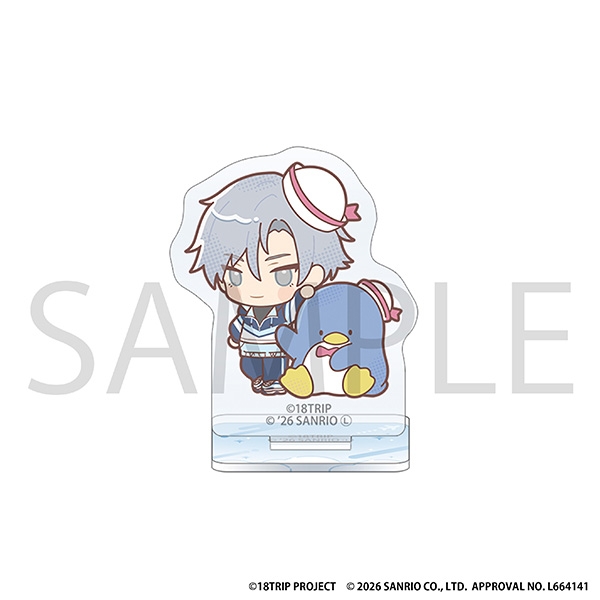 【グッズ-スタンドポップ】18TRIP ミニアクリルスタンド/神名 雪風×タキシードサム サンリオキャラクターズ