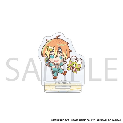 【グッズ-スタンドポップ】18TRIP ミニアクリルスタンド/五十竹 あく太×けろけろけろっぴ サンリオキャラクターズ
