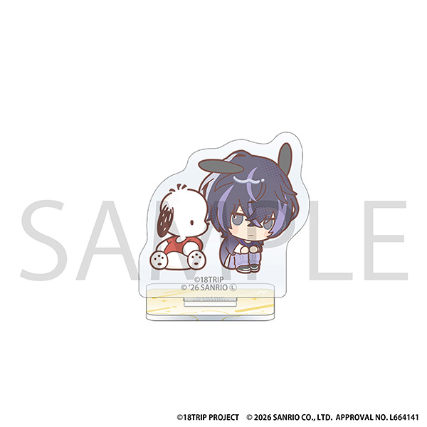 【グッズ-スタンドポップ】18TRIP ミニアクリルスタンド/衣川 季肋×ポチャッコ サンリオキャラクターズ