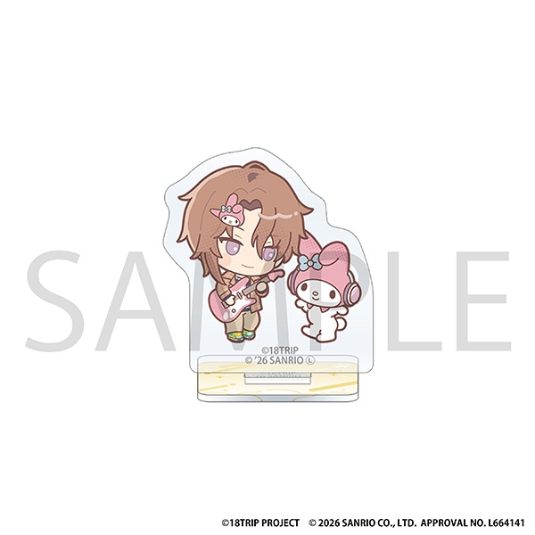 【グッズ-スタンドポップ】18TRIP ミニアクリルスタンド/斜木 七基×マイメロディ サンリオキャラクターズ