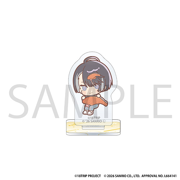 【グッズ-スタンドポップ】18TRIP ミニアクリルスタンド/輝矢 宗氏×KIRIMIちゃん. サンリオキャラクターズ