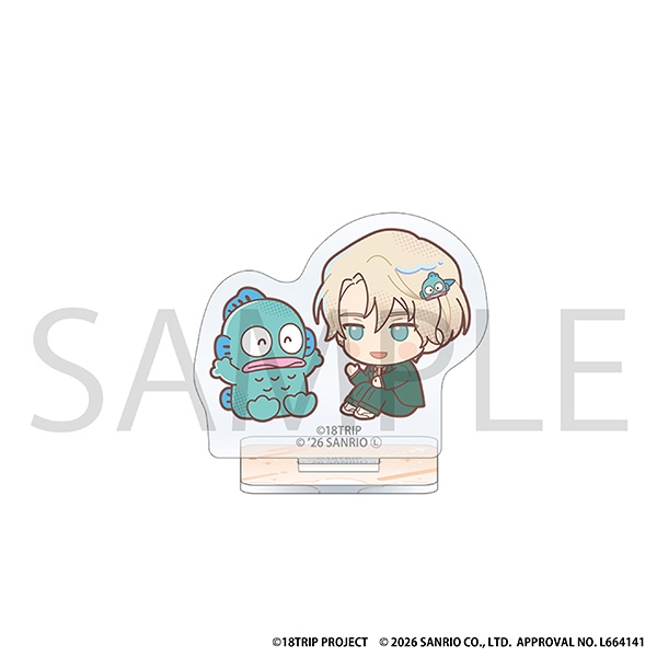 【グッズ-スタンドポップ】18TRIP ミニアクリルスタンド/北片 來人×ハンギョドン サンリオキャラクターズ