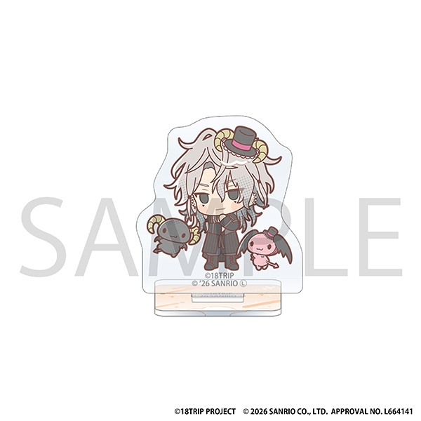 【グッズ-スタンドポップ】18TRIP ミニアクリルスタンド／百目鬼 潜×ルロロマニック　サンリオキャラクターズ