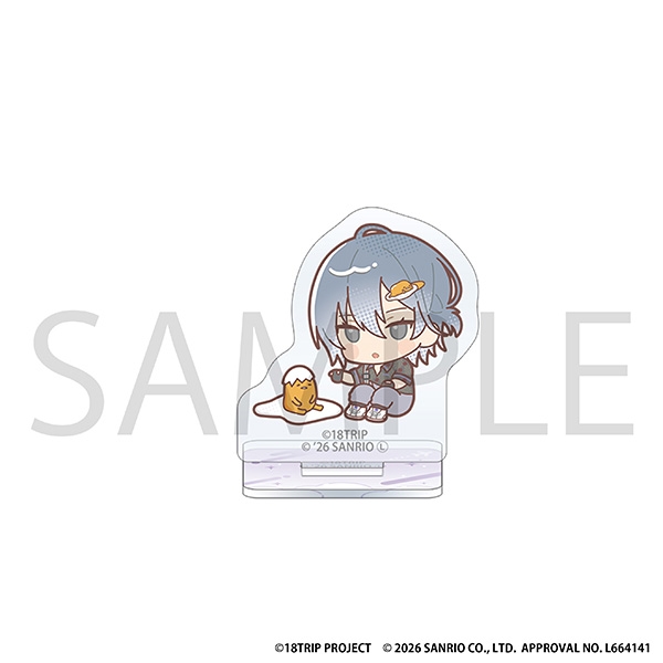 【グッズ-スタンドポップ】18TRIP ミニアクリルスタンド/蜂乃屋 凪×ぐでたま サンリオキャラクターズ
