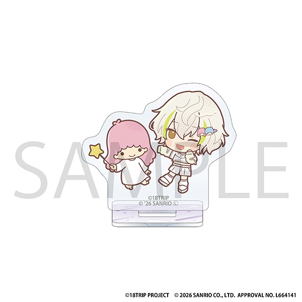 【グッズ-スタンドポップ】18TRIP ミニアクリルスタンド/白光 糖衣×リトルツインスターズ (ララ) サンリオキャラクターズ