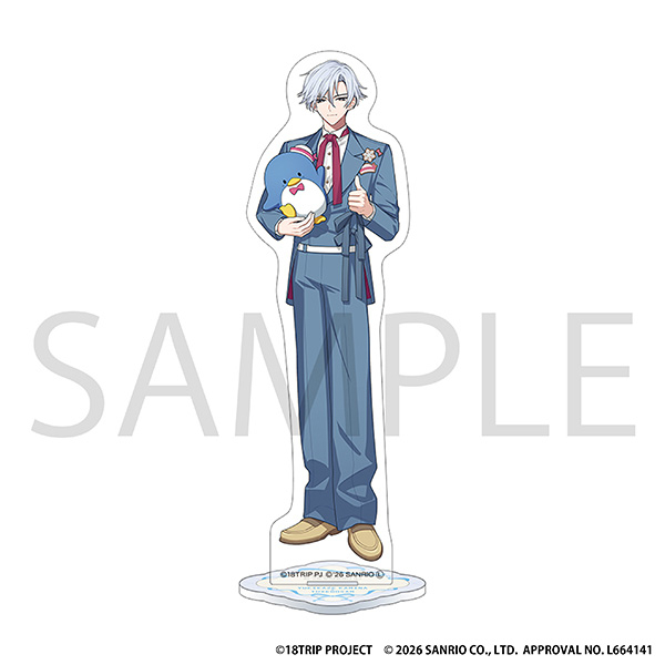 【グッズ-スタンドポップ】18TRIP アクリルスタンド/神名 雪風×タキシードサム サンリオキャラクターズ