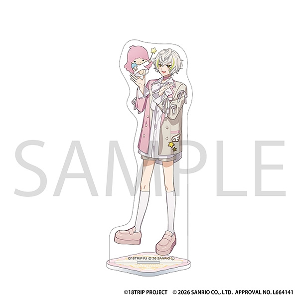 【グッズ-スタンドポップ】18TRIP アクリルスタンド/白光 糖衣×リトルツインスターズ (ララ) サンリオキャラクターズ