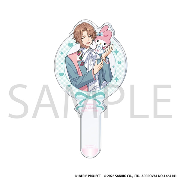【グッズ-その他】18TRIP アクリルステッキ/斜木 七基×マイメロディ サンリオキャラクターズ