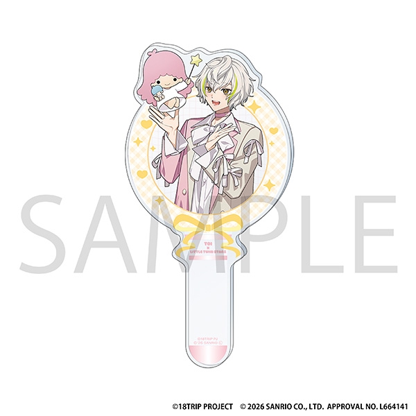 【グッズ-その他】18TRIP アクリルステッキ/白光 糖衣×リトルツインスターズ (ララ) サンリオキャラクターズ
