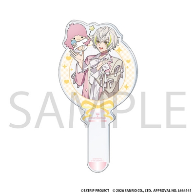 【グッズ-その他】18TRIP アクリルステッキ/白光 糖衣×リトルツインスターズ (ララ) サンリオキャラクターズ