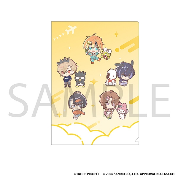 【グッズ-クリアファイル】18TRIP クリアファイル/昼班 サンリオキャラクターズ