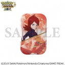 【グッズ-バッチ】『ポケモンマスターズ EX』 スクエア缶バッジ/シルバー&ホウオウの画像